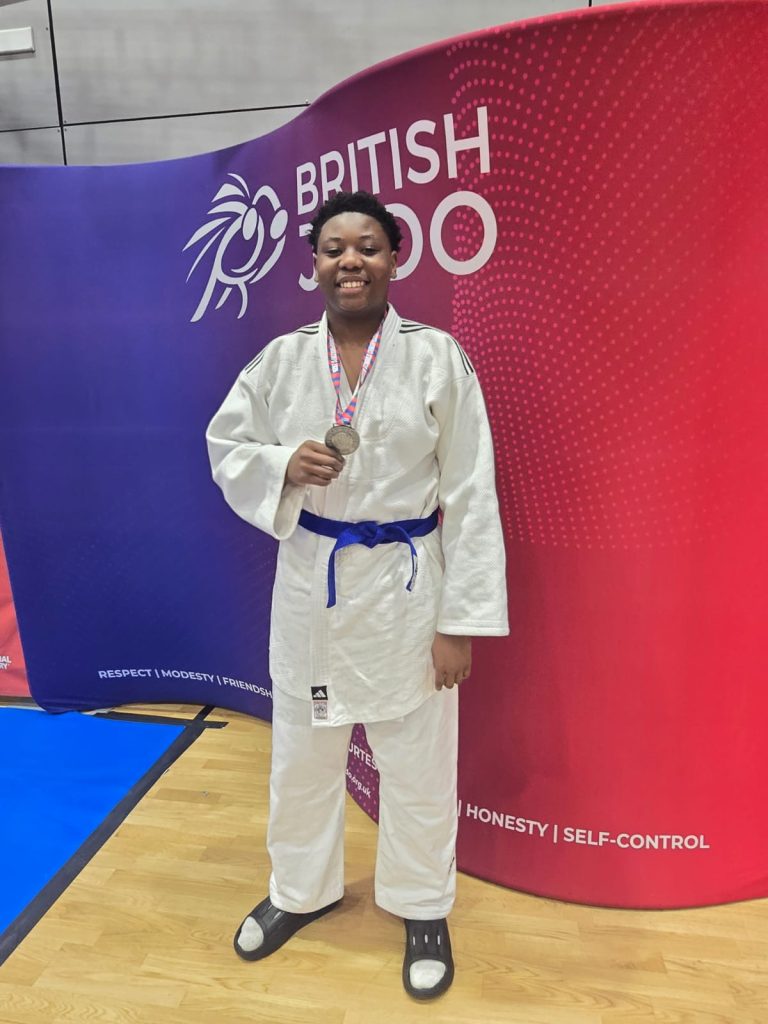 Ghanaian Talent Shines: Kwadwo Oduro Agyei and Afia Otenewaa Agyei Claim Silver and Bronze at British Schools Judo Championships